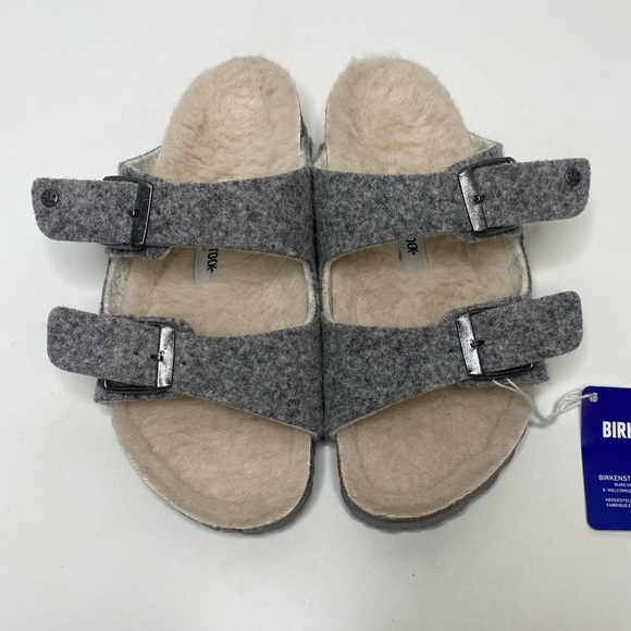 Birkenstock Arizona Happy Lamb Kids slides size 13 - Picture 3 of 8
